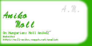 aniko moll business card